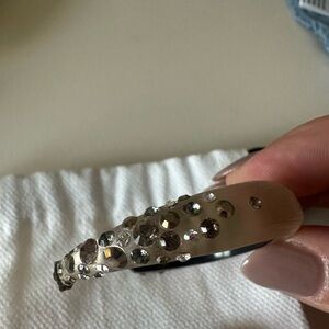 Alexis Bittar hoops lucite